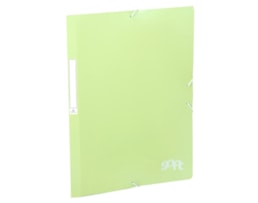 Capa PP Soft, C/Elastico, (255X340), verde