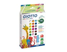 Plasticina Giotto Patplume, 20 grsX18 cores sort. refª513100
