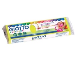Plasticina Giotto Patplume 350Grs Ref.5101-01, Amarelo