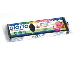 Plasticina Giotto Patplume 350Grs Ref.5101-05, Preto