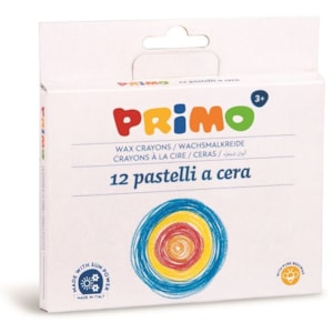 Lápis de cera  Primo Eco, PC12E c/12 cores