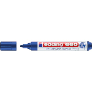Marcador Edding 660 p/ Quadro Branco Azul