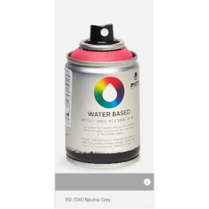 Tinta Spray MTN WB, 100 ml, RV7040, Cinza Neutro