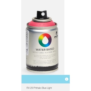 Tinta Spray MTN WB, 100 ml, RV0029, Azul Claro