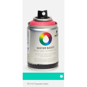 Tinta Spray MTN WB, 100 ml, RV0219, Verde Turquesa