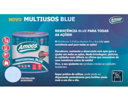 Papel Multiusos, 2Fls. Amoos, Profissional, 70m, Azul, 6 Uni