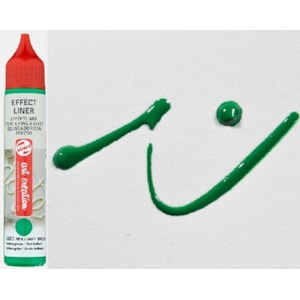 Tinta relevo Art  Creation,  Effect Liner, 28ml, Verde Bril.