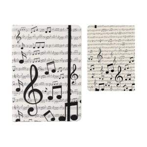Caderno Notas, c/ Elástico, A5, XL1811A, musica
