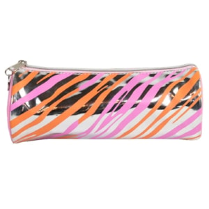 Bolsa p/ Lápis Ancor, redondo, B`Log Pink Zebra