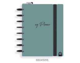 Caderno Ingeniox A5, My Planner 240Pag/100g. capa PP, verde