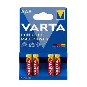 Pilhas Alcalinas Varta Max Power R.4703 LR03  AAA Bl. c/4