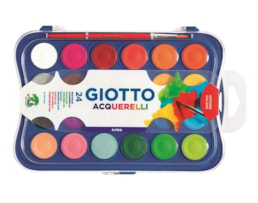 Aguarela Giotto, 30mm, Ref.352400, caixa c/24 + Pincel