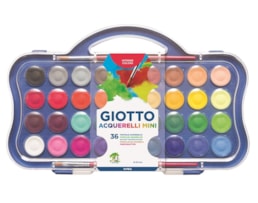 Aguarela Giotto, 23mm, mini, Ref.352700, caixa c/36 + Pincel