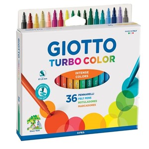 Marcador Giotto Turbo Color Cx.  c/36 Ref.071600