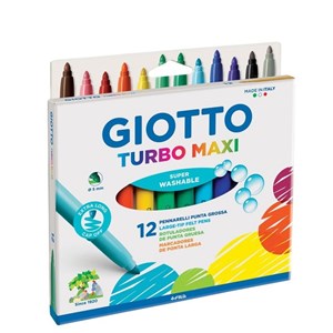 Marcador Giotto Turbo Maxi Cx. c/12 Ref.076200