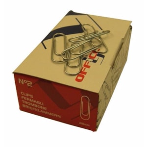 Clips L, zincados Nº2-28mm Cx.100