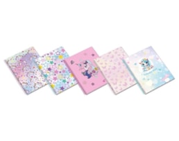 Caderno A5 Ambar Esp. C/D 80F/100grs, Enchanted World, Paut.