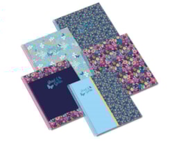 Caderno A4 Ambar Esp. C/D 80F/100grs, Just4Girls, Quad
