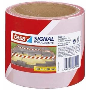 Fita Tesa de sinalização 80mmX100m, Ref.58137 (V/B)