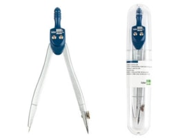 Compasso  escolar Lider 1 peça, cxa plástica, Refª S-01001C