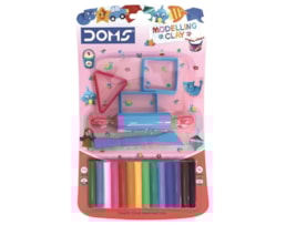 Plasticina Doms Ref: 80571,  c/175grs, 14 cores + moldes