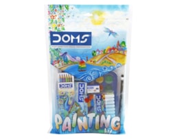 Kit Doms pintura, saco com  7 peças, Refª 80589