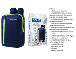 Kit Doms Art Gear, Mochila com  12 peças, Refª 80603