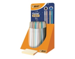 Esferográfica Bic cristal Glacé, tubo c/40 Sortidas