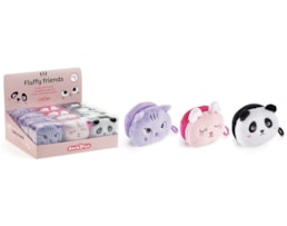 Bolsa p/ Porta moedas, Apli, 19376, peluche, sortido