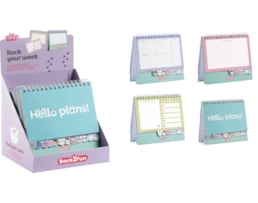 Calendário de mesa, MR28219, Semanal, 210X180X10 mm