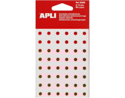 Reforços Apli transparente, 13mm blister c/96 uni.