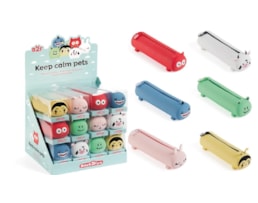 Bolsa p/ lápis, B2F, Silicone, Keep Calm Pets, Exp. 12 Un