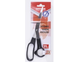 Tesoura Office Produts, Cabo Plástico, 21cm, cabo ergonómico