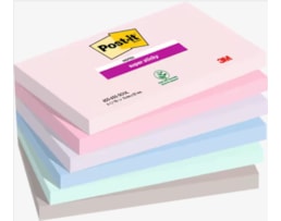 Blocos Post It 76x127mm Refª 655-6SS-SOUL, Soulful, 6X90F