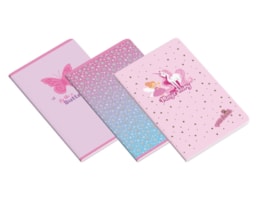 Caderno Agraf. A5 Ambar, Magic World, 48 fls./90g, Paut.