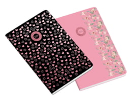 Caderno A4 Agraf. PP, Ambar, 48f./90g, Sugar&Spice, Paut.