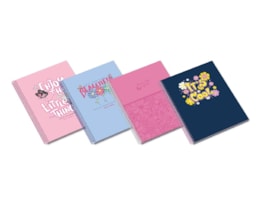 Caderno A5 Ambar Esp. C/D 80F/100grs, Just4Girls-26, Paut.