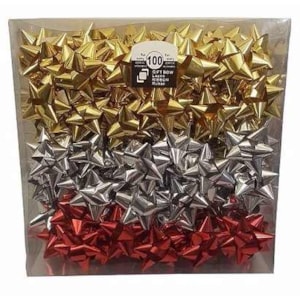 Laços p/ prendas 2", Sort. metalico, Cx. 100