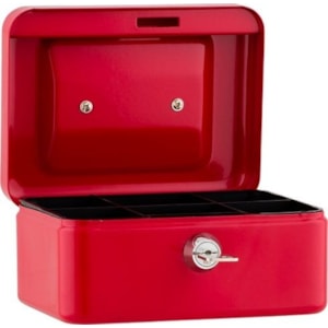 Cofre Sax Refª 811, 15,2X11,5X8 cm, vermelho
