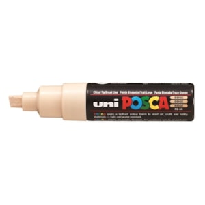 Marcador Uni Posca PC-8K Perm., traço  8mm, beje