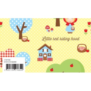 Papel Fantasia 70x100, Capuchinho, Emb. c/25 Fls., C10/166