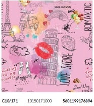 Papel Fantasia 70x100, Sunglasses, Emb. c/25 Fls., C10/171