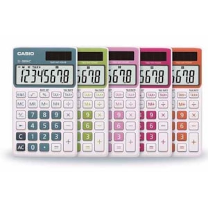 Máquina Calcular Casio SL-300NC-BU, 8 Dig. Azul