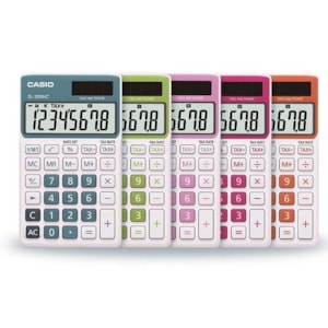 Máquina Calcular Casio SL-300NC-PK, 8 Dig. Rosa