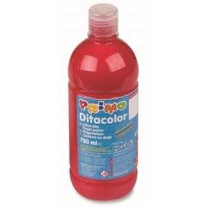 Tinta p/ dedos Primo, 750ml, TD7500300, Vermelhão
