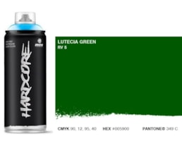 Tinta Spray MTN Hardcore, 400 ml, Verde Lutécia