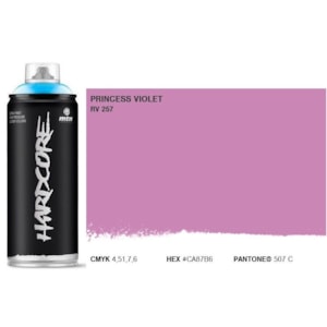 Tinta Spray MTN Hardcore, 400 ml, Violeta princesa
