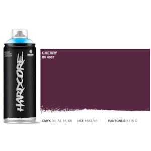 Tinta Spray MTN Hardcore, 400 ml, Cereja