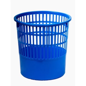 Cesto Plástico p/ Papeis Inúteis Aberto Refª300, Azul