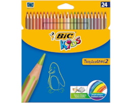 Lápis cor Bic Tropicolors 2, cx. c/24 longos
